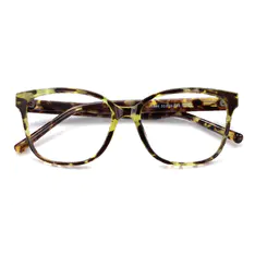 Square Lemon Tortoiseshell Eyeglasses