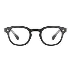 Round Black Eyeglasses