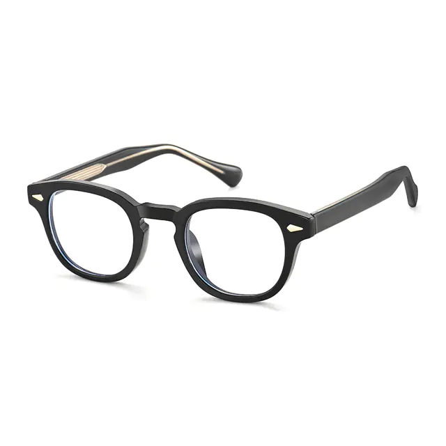 Round Black Eyeglasses