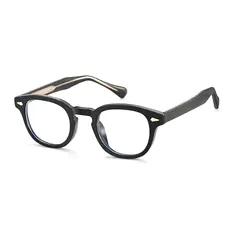 Round Black Eyeglasses