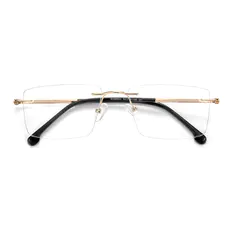 Rectangle Gold Eyeglasses