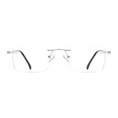 Rectangle Silver Eyeglasses