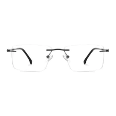 Rectangle Dark Brown Eyeglasses