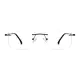 Rectangle Dark Brown Eyeglasses