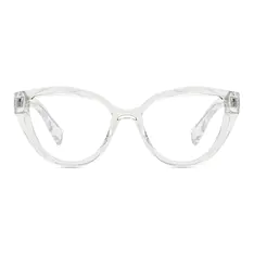Cat-eye Clear Eyeglasses