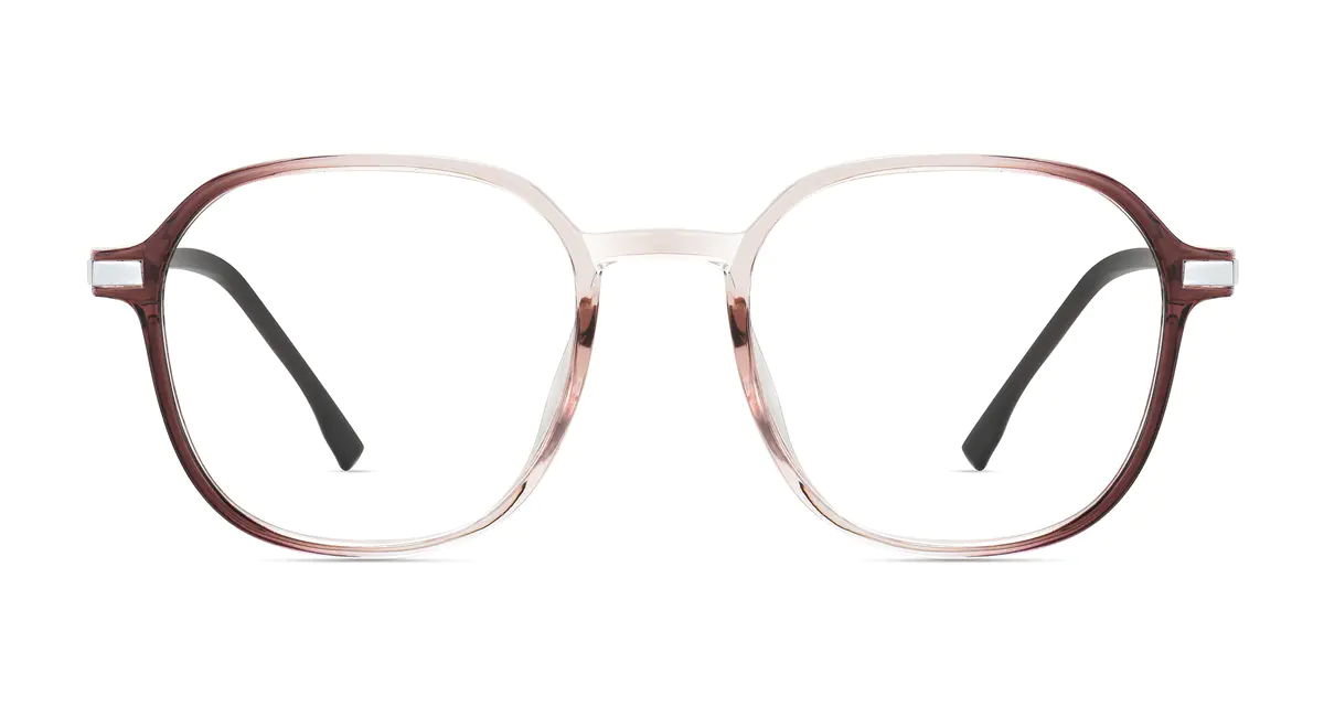 Square Gradient Wine Eyeglasses