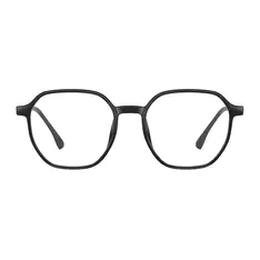Square Black Eyeglasses