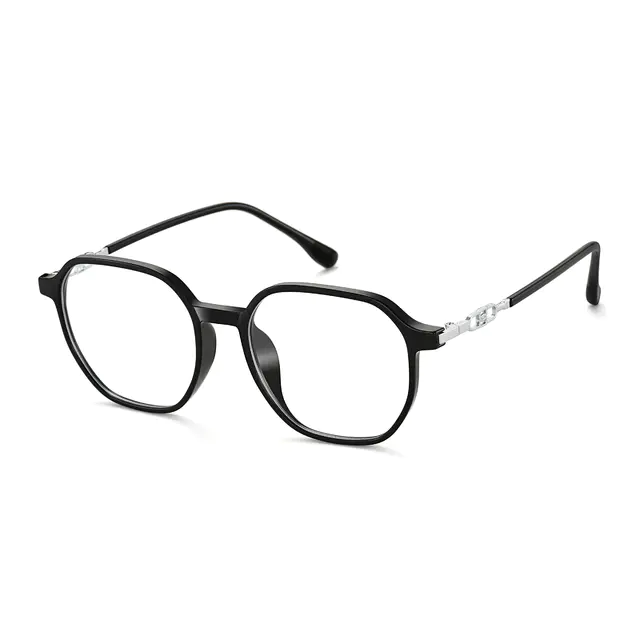 Square Black Eyeglasses