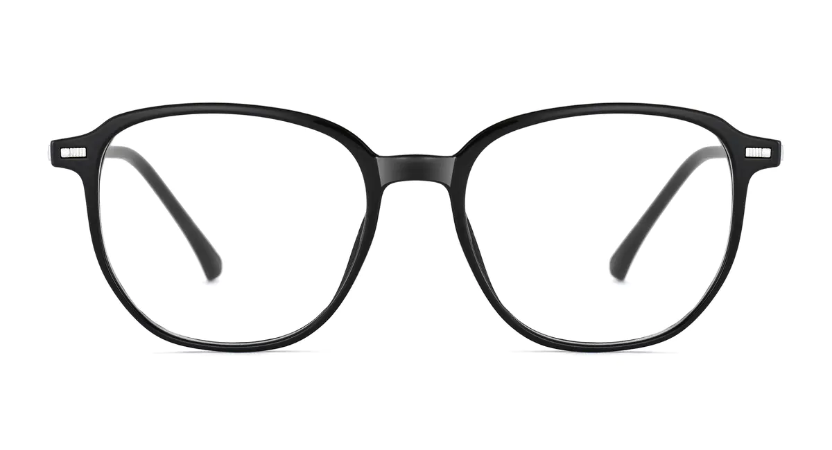Square Black Eyeglasses