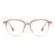 Square Transparent Pink Eyeglasses