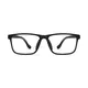 Kids' Rectangle Black Eyeglasses