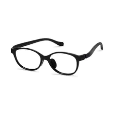 Kids' Round Black Eyeglasses
