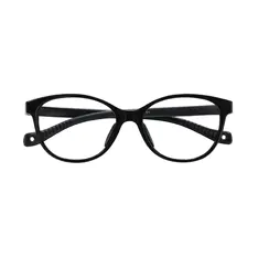Kids' Round Black Eyeglasses