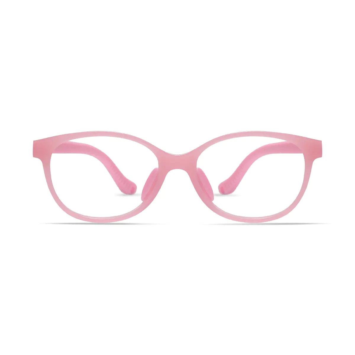 Kids' Round Pink Eyeglasses