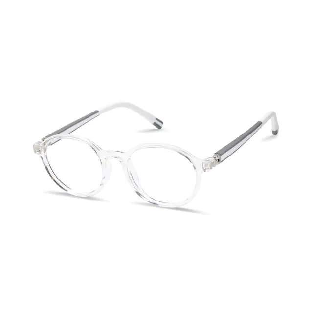 Kids' Round Clear Eyeglasses