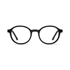Kids' Round Black Eyeglasses