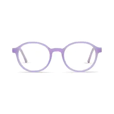 Kids' Round Purple Eyeglasses