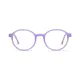 Kids' Round Purple Eyeglasses