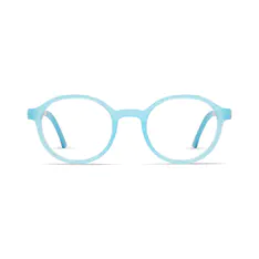 Kids' Round Blue Eyeglasses