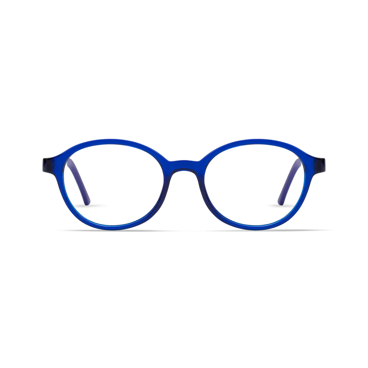 Kids' Round Blue Eyeglasses