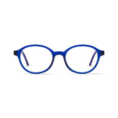 Kids' Round Blue Eyeglasses