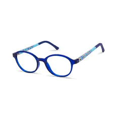Kids' Round Blue Eyeglasses