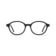 Kids' Round Black Eyeglasses