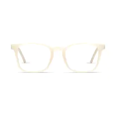 Kids' Square White Eyeglasses