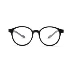 Kids' Round Black Eyeglasses