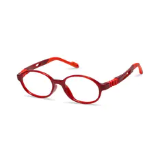 Kids' Oval Red Eyeglasses