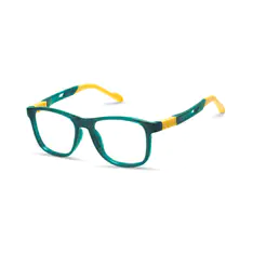 Kids' Square Green/Yellow Eyeglasses