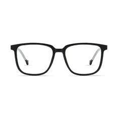 Kids' Square Black/Gray Eyeglasses