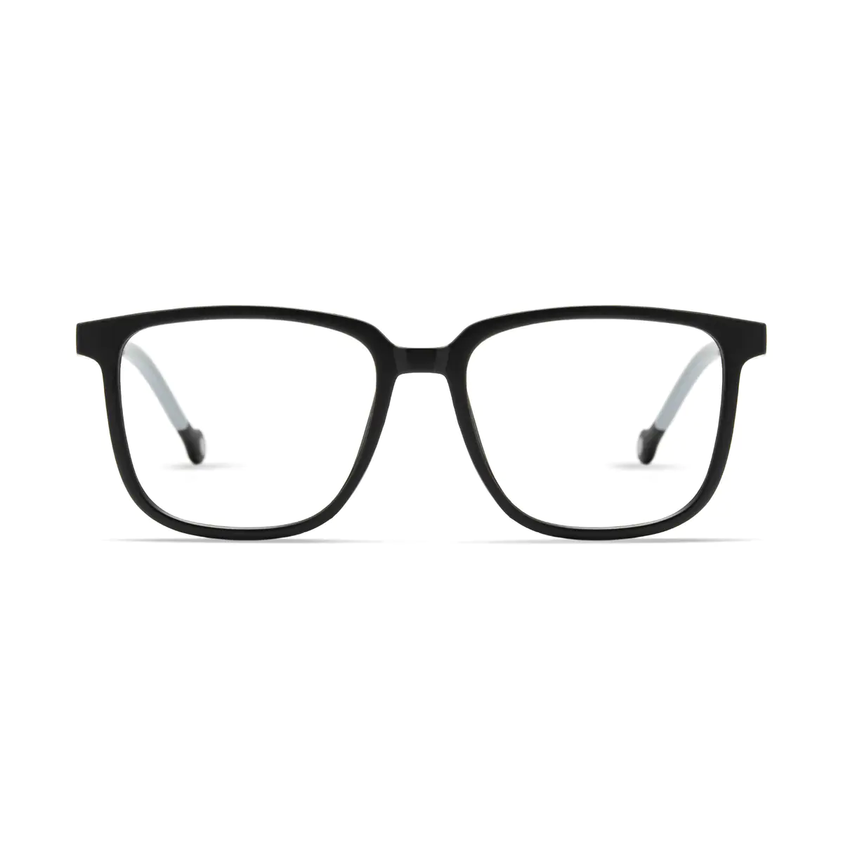 Kids' Square Black/Gray Eyeglasses
