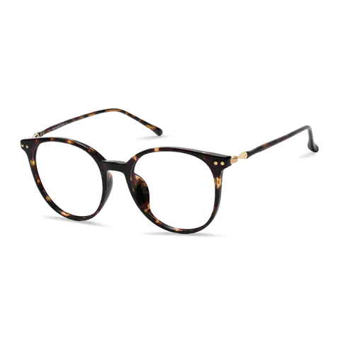 Round Tortoiseshell Eyeglasses