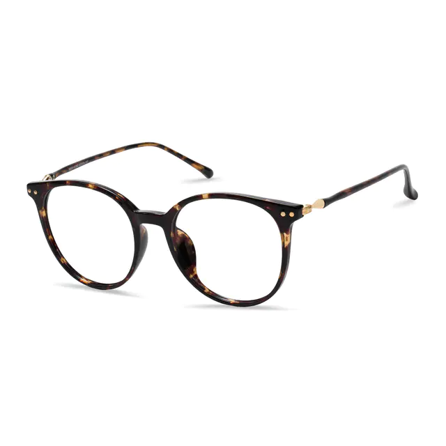 Round Tortoiseshell Eyeglasses