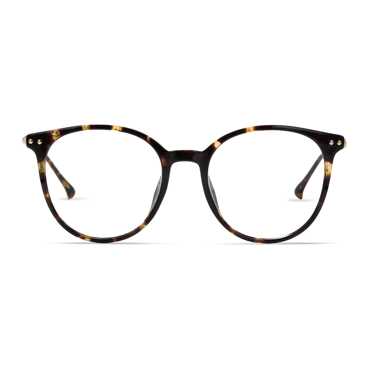 Round Tortoiseshell Eyeglasses