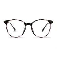 Round Pink/Tortoiseshell Eyeglasses