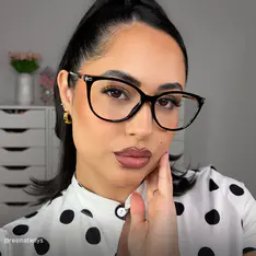 Cat-eye Black Eyeglasses