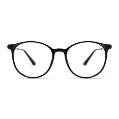 Round Black Eyeglasses