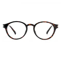 Round Tortoiseshell Eyeglasses