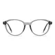 Cat-eye Transparent Gray Eyeglasses