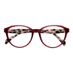 Cat-eye Red/Tortoiseshell Eyeglasses