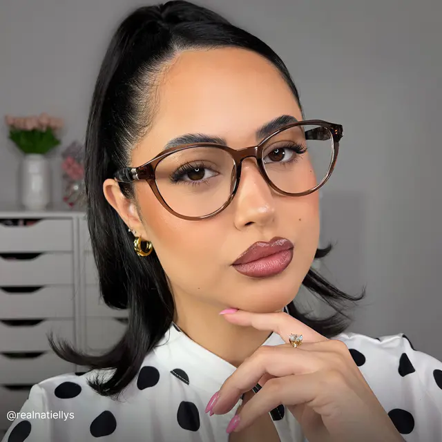 Cat-eye Brown/Tortoiseshell Eyeglasses