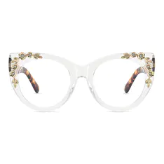 Cat-eye Clear/Tortoiseshell Eyeglasses
