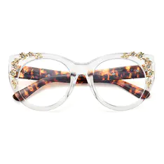 Cat-eye Clear/Tortoiseshell Eyeglasses