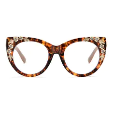 Cat-eye Tortoiseshell/Pink Eyeglasses