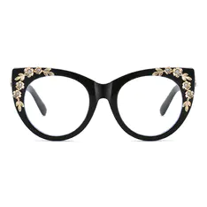 Cat-eye Black Eyeglasses