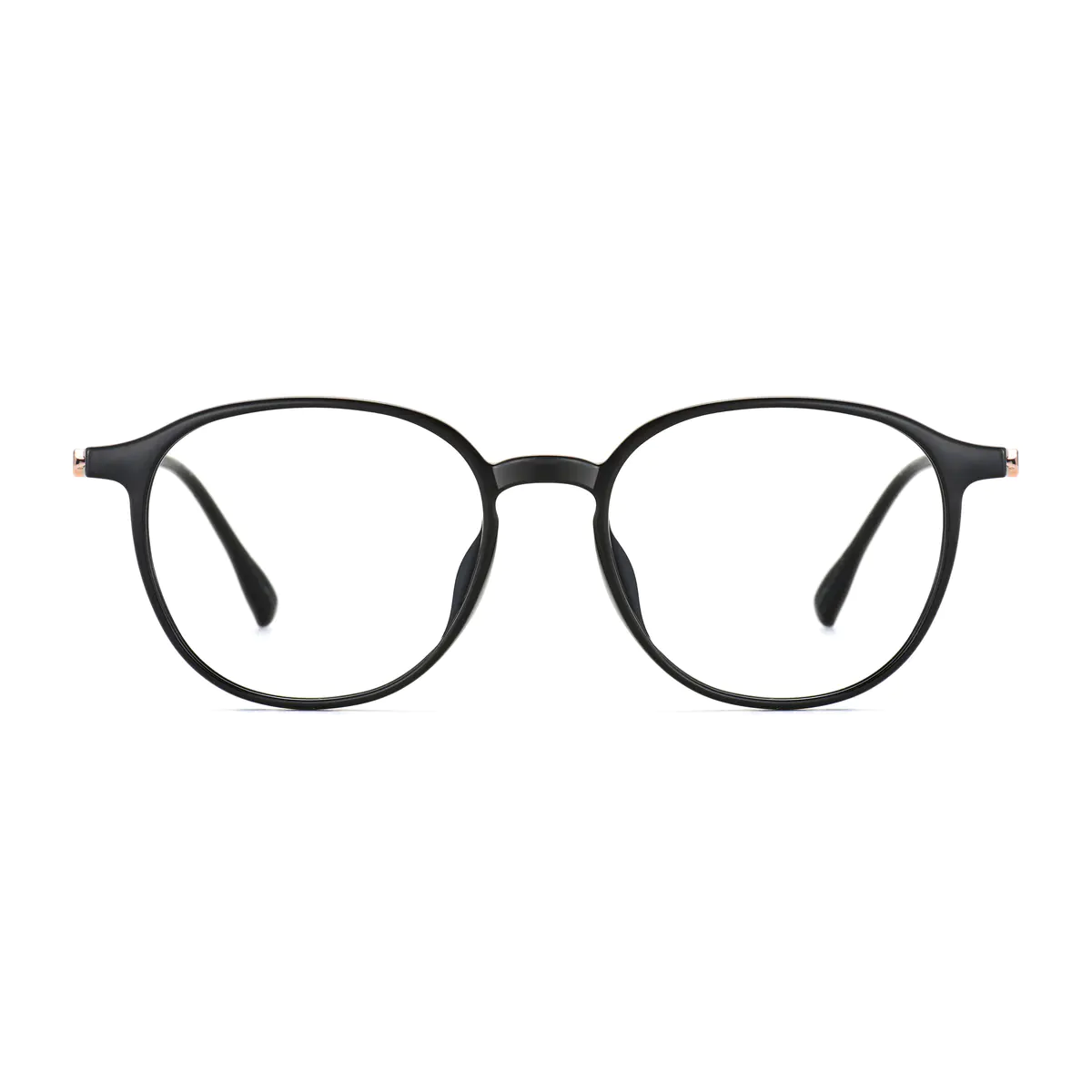 Round Black Eyeglasses