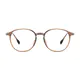 Round Light Brown Eyeglasses