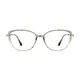 Oval Gradient Gray Eyeglasses